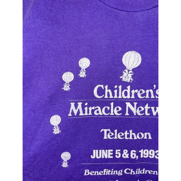 Vintage Childrens Miracle Network Shirt National Jewish Center Hot Air Balloon - Picture 2 of 12